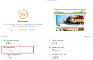 Identification-for-Speed-index