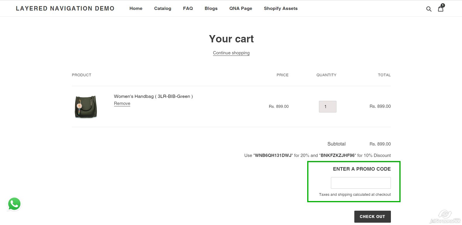 discount code