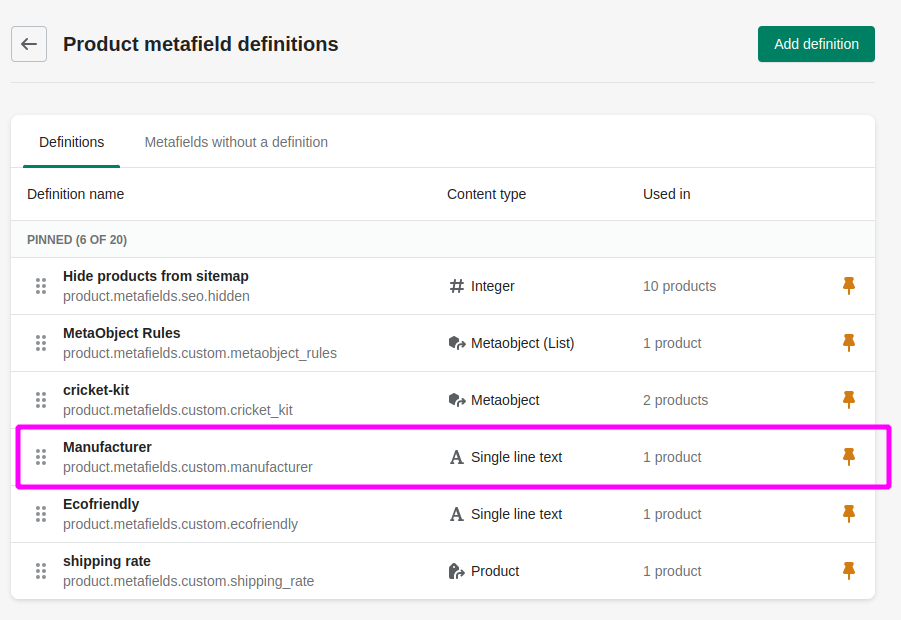 product-metafield-definitions