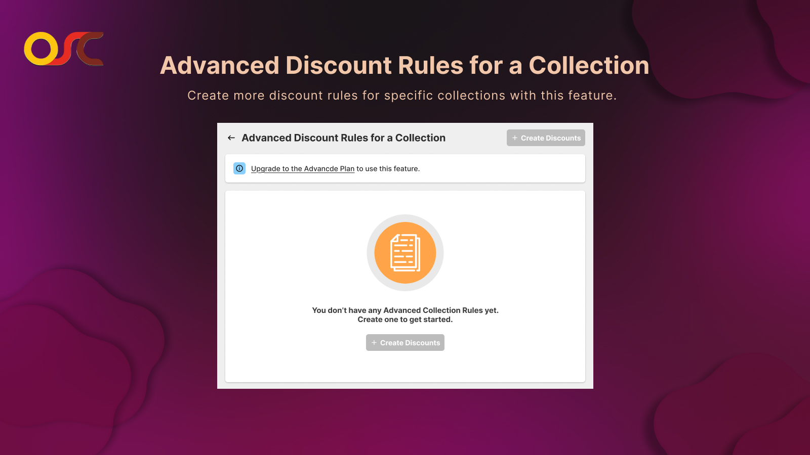 advanced-discount-rule-collection