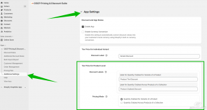 addtional app setting
