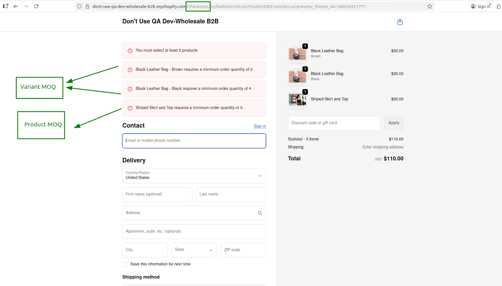 check for errors