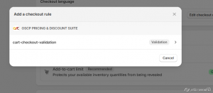 cart-checkout-validation