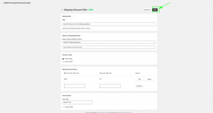 shipping discount offer