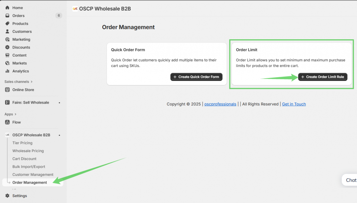 access-order-limit-section