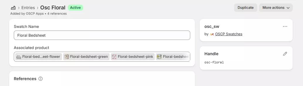 swatches handle swatches handle