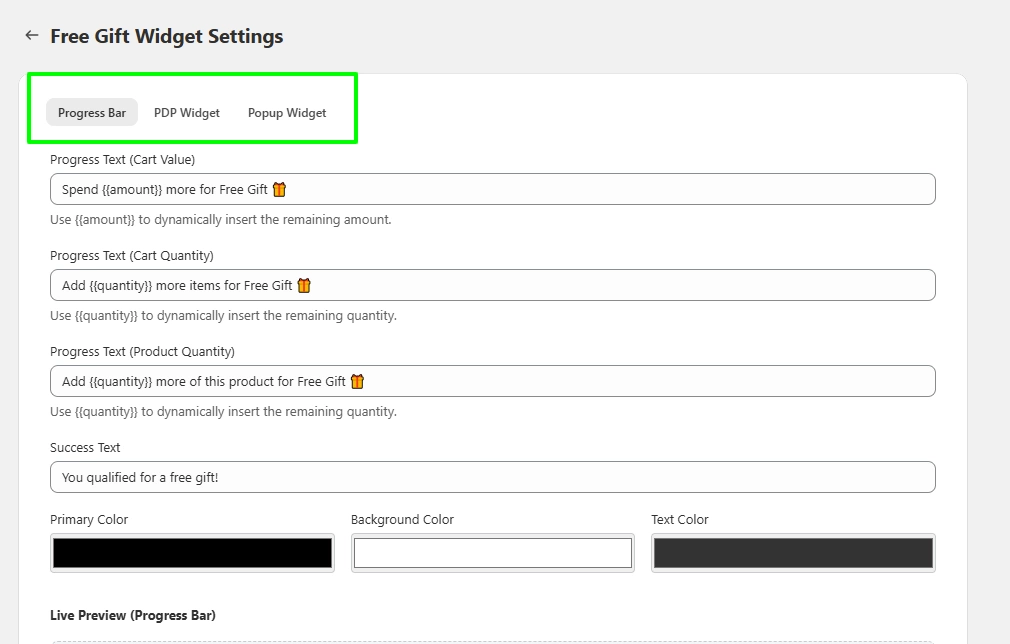 Available-Widgets