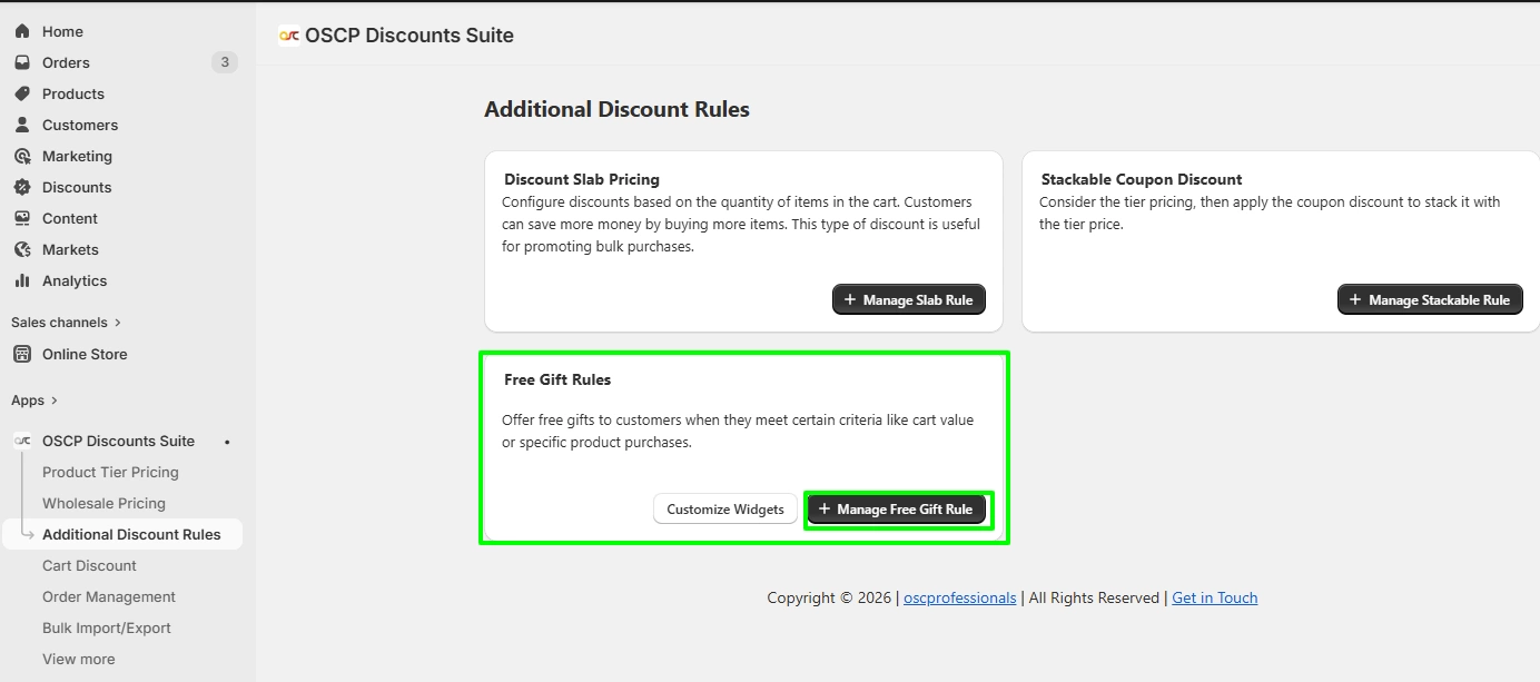 Free-Gift-Rule