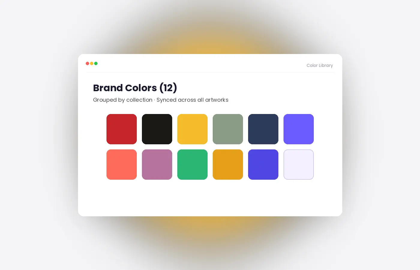04_color_library Configure Colors, Stickers & Print Settings